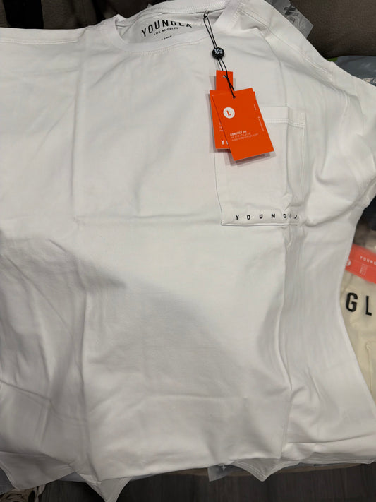 YoungLA Pocket Tee (White)