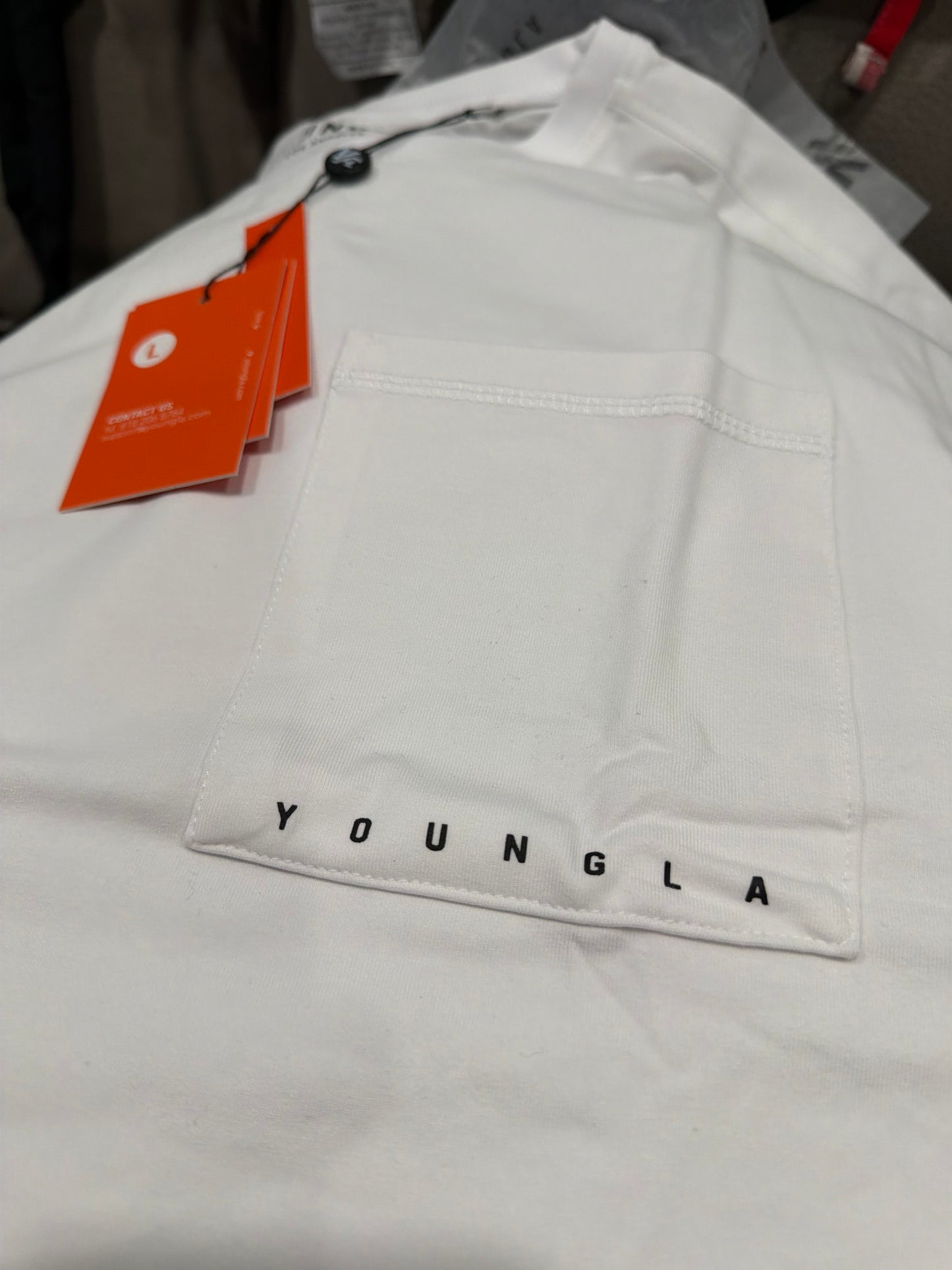 YoungLA Pocket Tee (White)