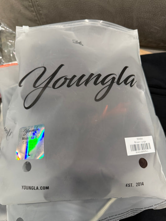 YoungLA Brown T Shirt (L)