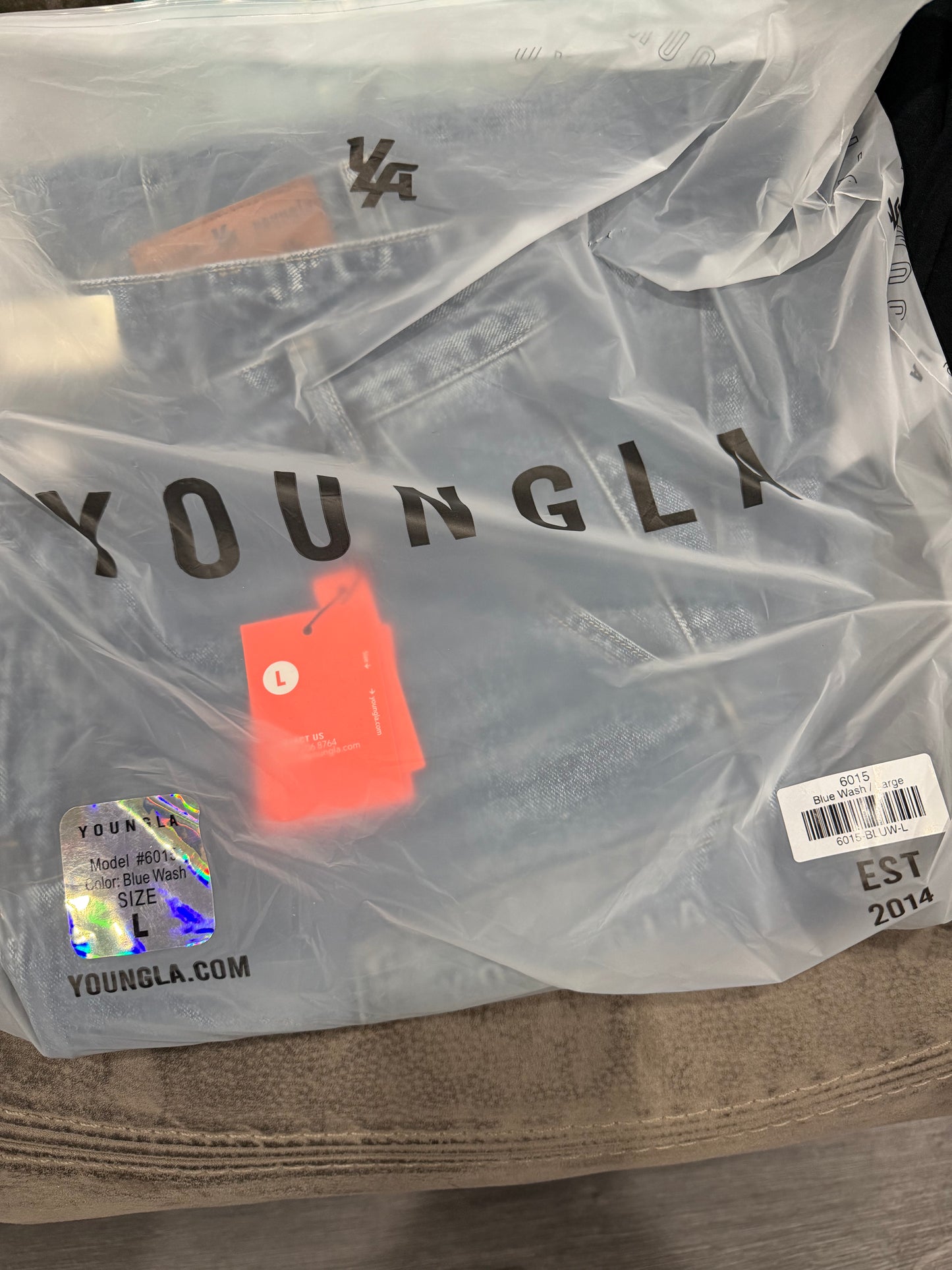 YoungLA Blue Wash Pants (L)