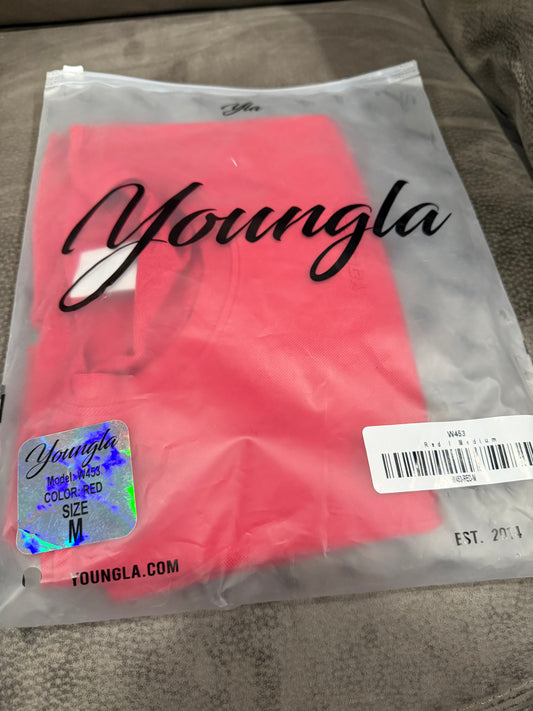 YoungLA Red Crop Top  (M)