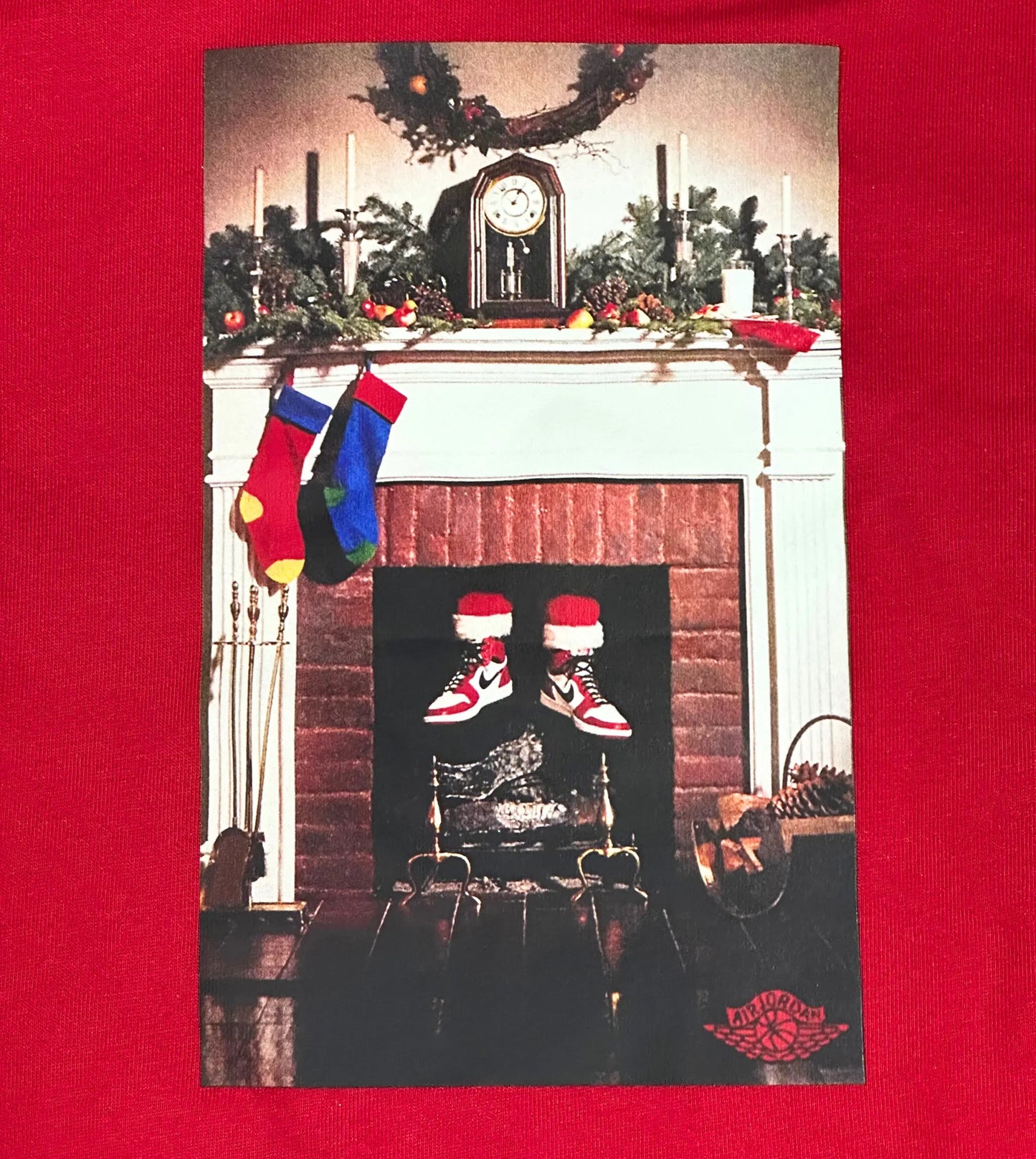 Kids Air Jordan 1 Chimney Fleece Pullover | Holiday Edition