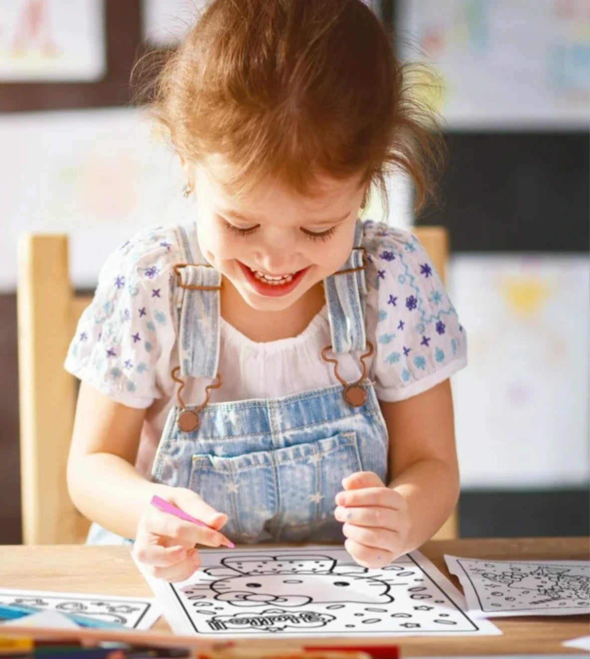 Hello Kitty 64-Page Coloring & Activity Book for Kids – Bendon Paperback Edition (FREE 24pk Crayons included)